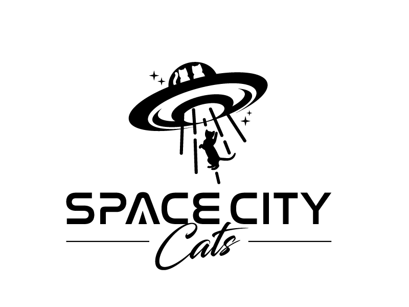 Space City Cats logo design by jaize