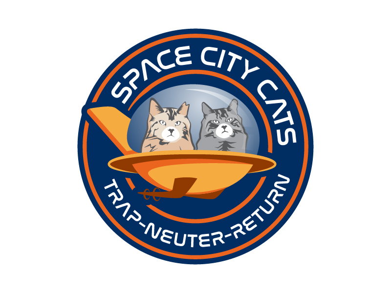 Space City Cats logo design by sakarep