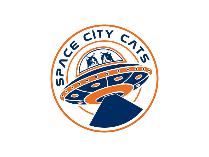 Space City Cats logo design by TMaulanaAssa