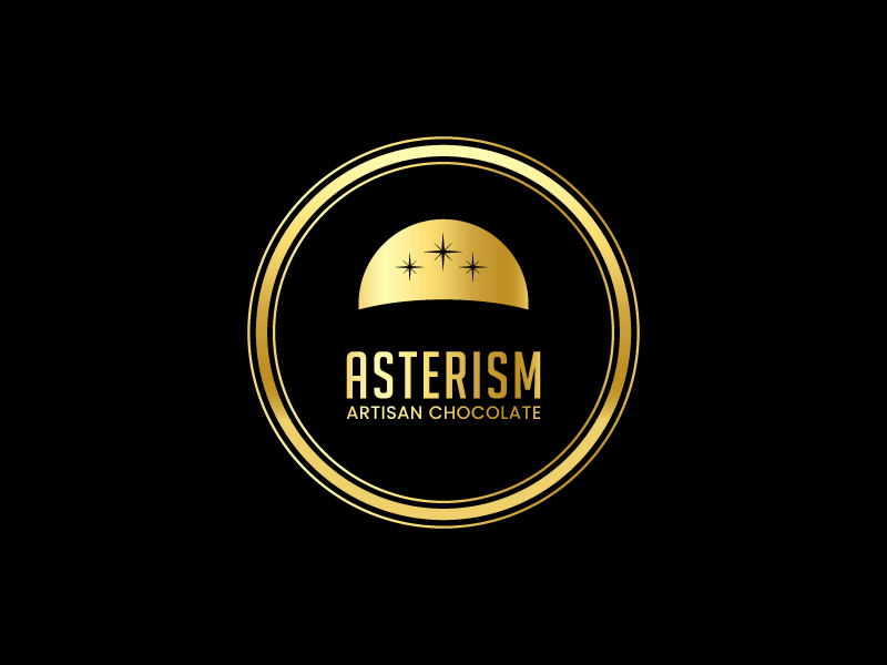 Asterism Artisan Chocolate logo design by gateout