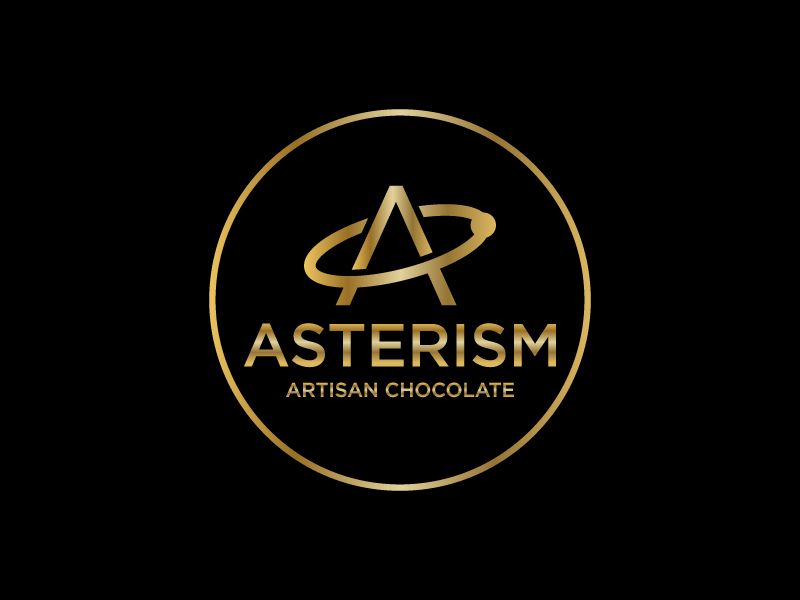 Asterism Artisan Chocolate logo design by Fear