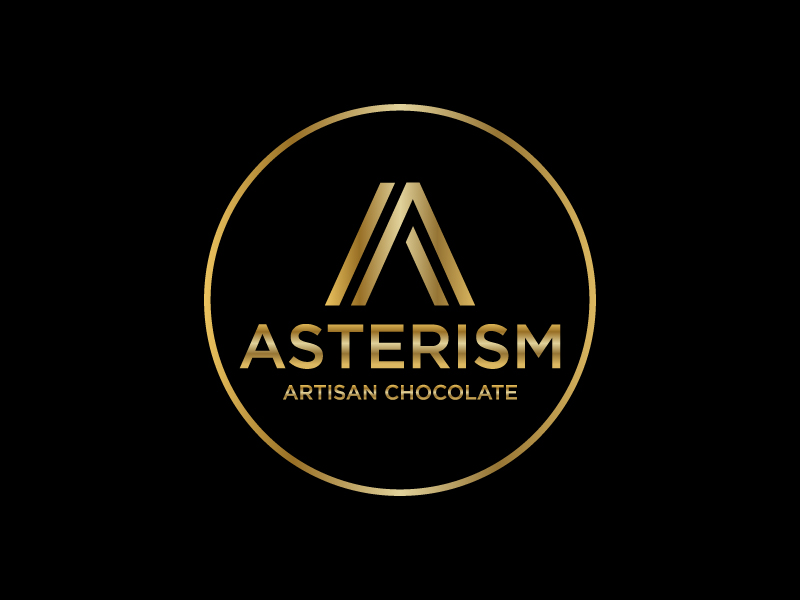 Asterism Artisan Chocolate logo design by Fear