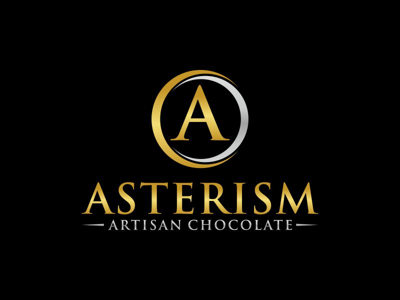 Asterism Artisan Chocolate logo design by puthreeone