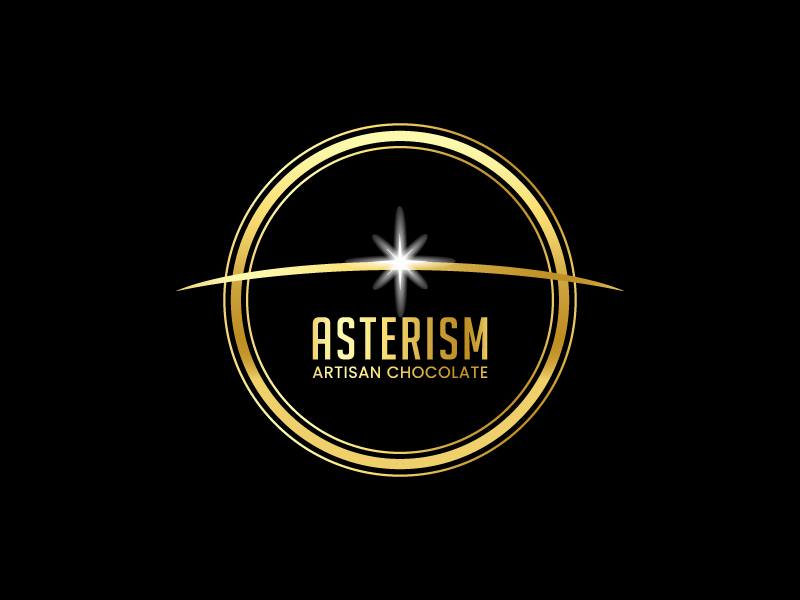 Asterism Artisan Chocolate logo design by gateout