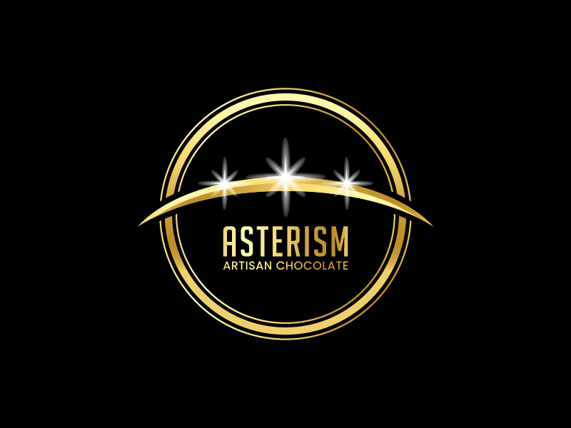 Asterism Artisan Chocolate logo design by gateout