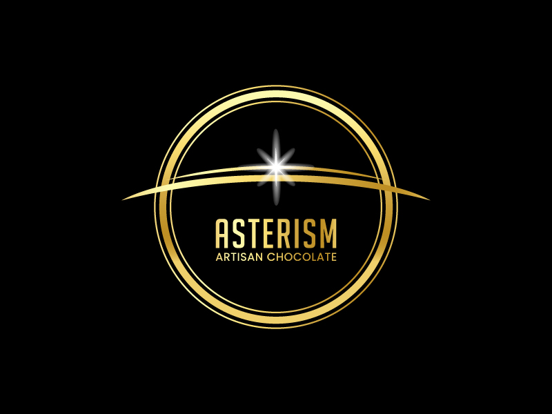 Asterism Artisan Chocolate logo design by gateout