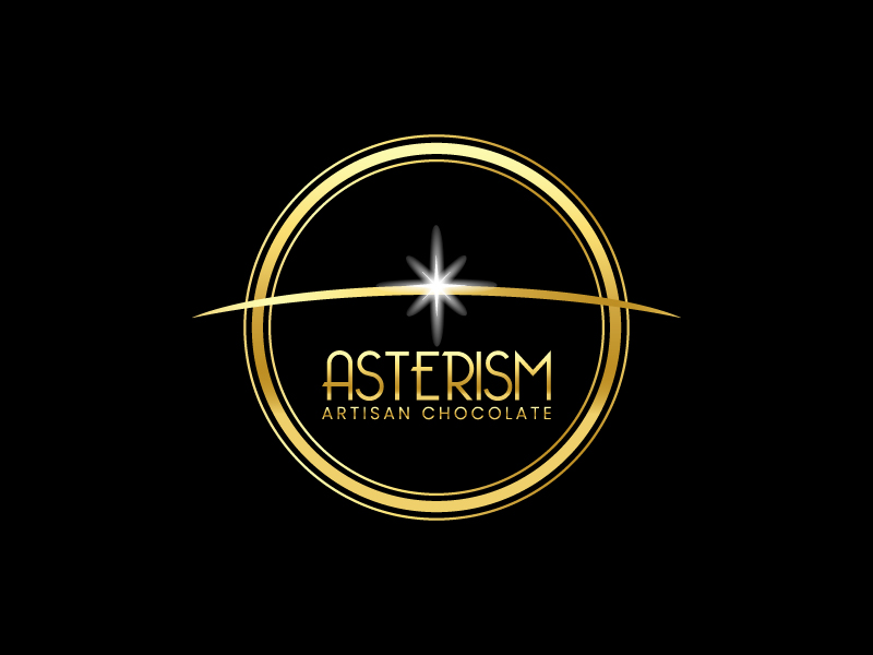 Asterism Artisan Chocolate logo design by gateout