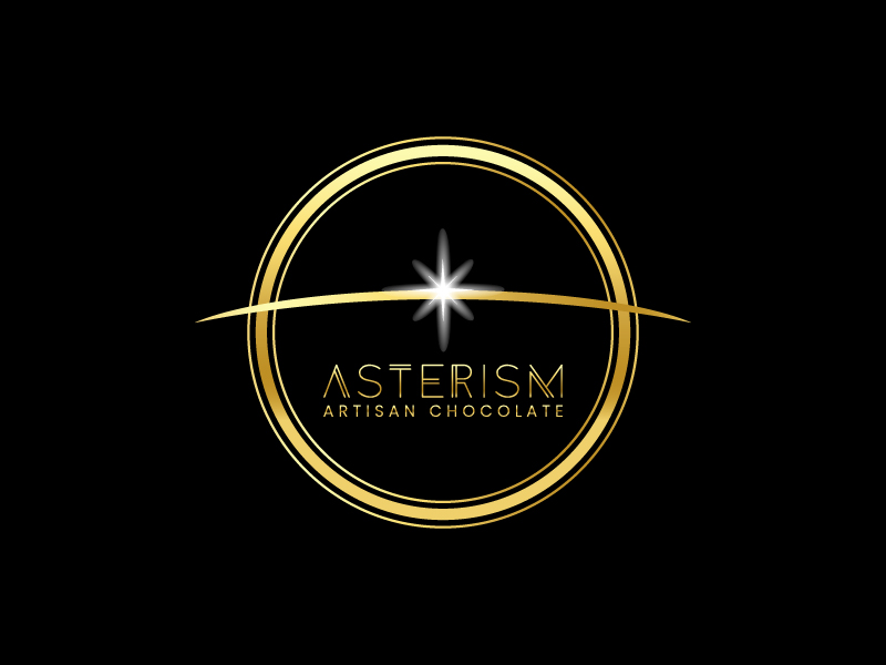 Asterism Artisan Chocolate logo design by gateout