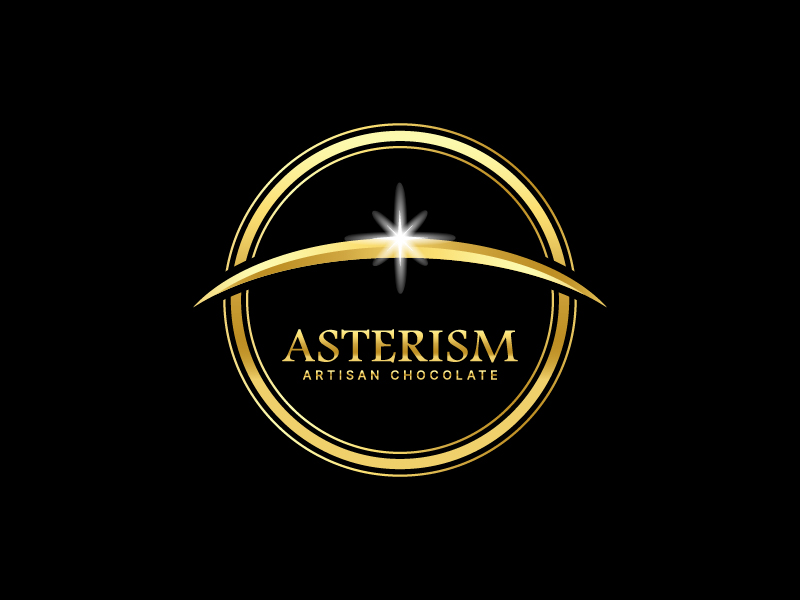 Asterism Artisan Chocolate logo design by gateout
