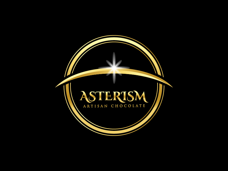 Asterism Artisan Chocolate logo design by gateout