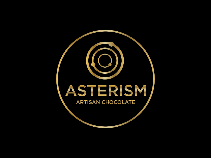 Asterism Artisan Chocolate logo design by Fear