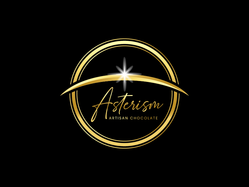 Asterism Artisan Chocolate logo design by gateout