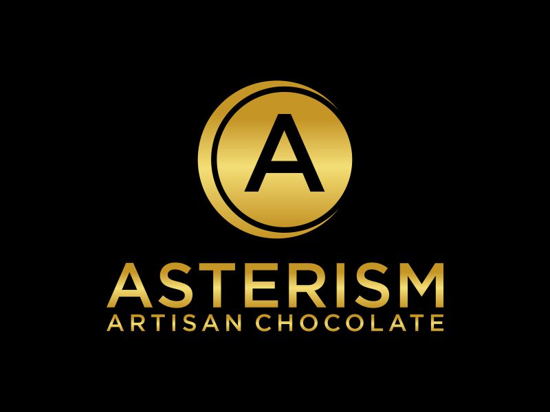 Asterism Artisan Chocolate logo design by puthreeone