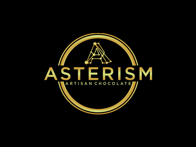 Asterism Artisan Chocolate logo design by zeta