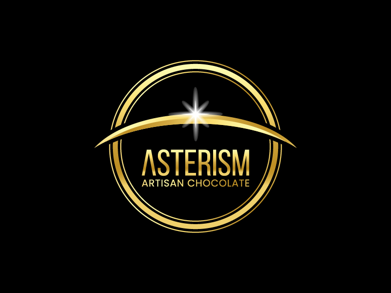 Asterism Artisan Chocolate logo design by gateout