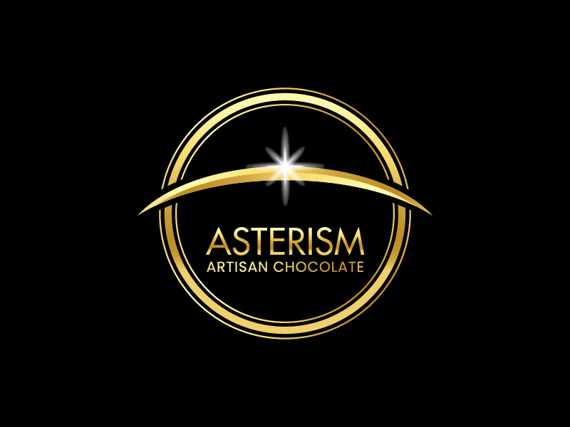 Asterism Artisan Chocolate logo design by gateout