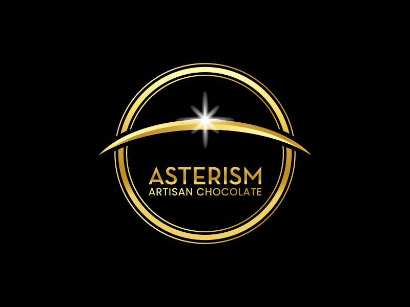 Asterism Artisan Chocolate logo design by gateout