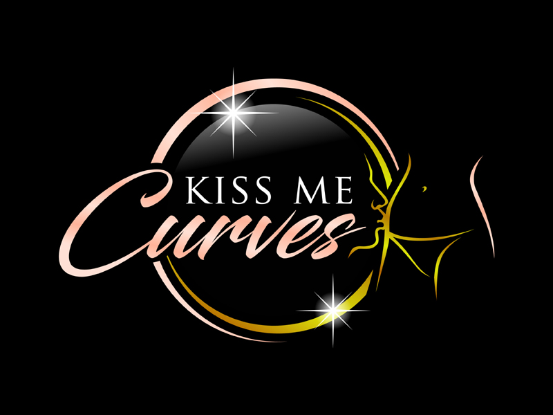 Kiss Me Curves logo design by MAXR