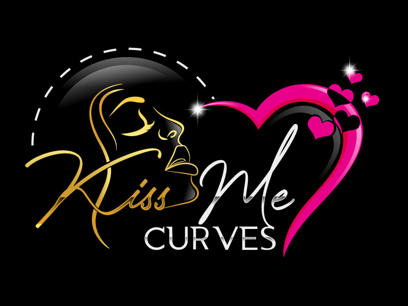 Kiss Me Curves logo design by Suvendu