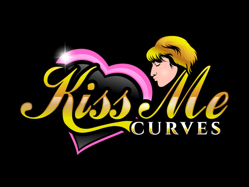 Kiss Me Curves logo design by Suvendu