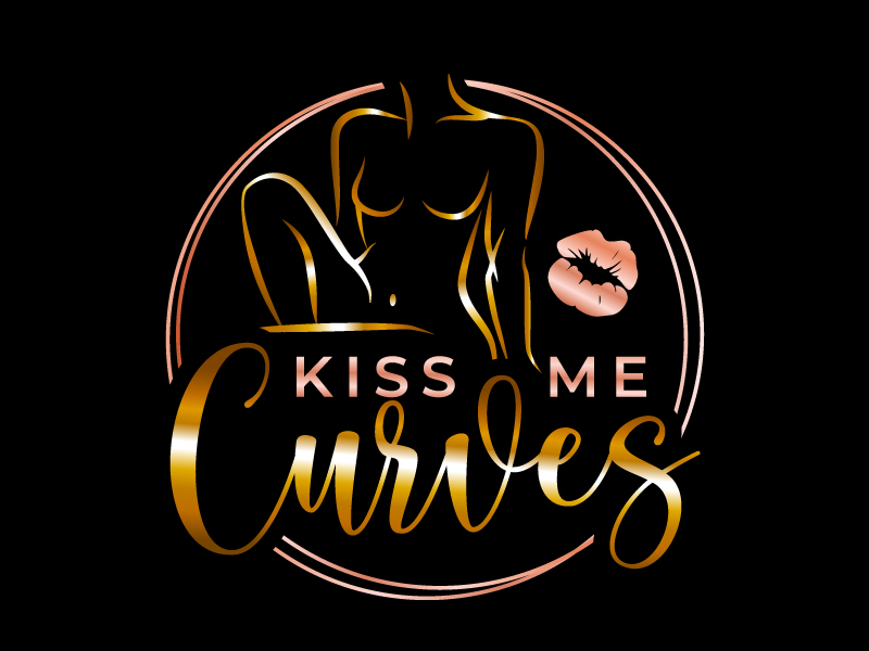 Kiss Me Curves logo design by Bhaskar Shil
