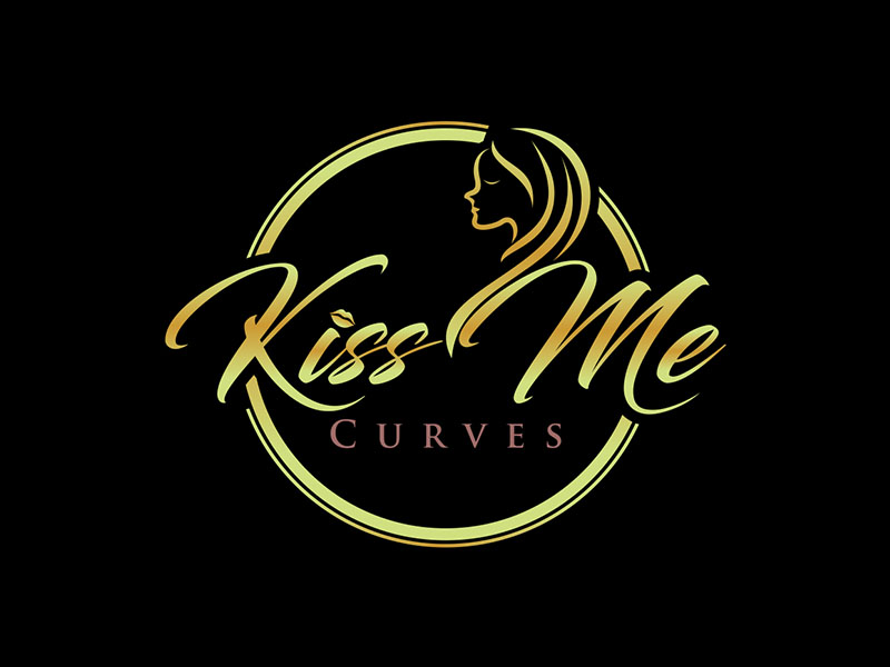 Kiss Me Curves logo design by zeta