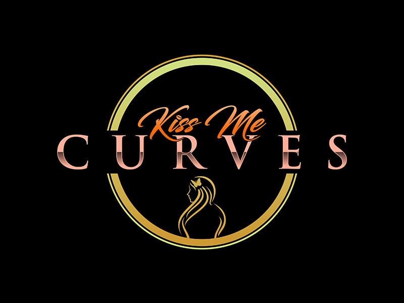 Kiss Me Curves logo design by zeta