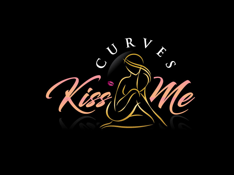 Kiss Me Curves logo design by Webphixo