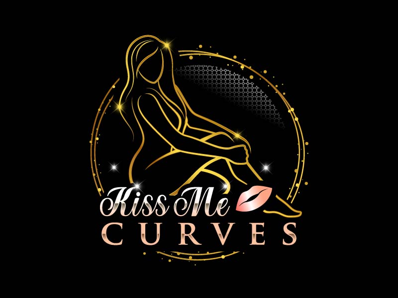 Kiss Me Curves logo design by dasigns