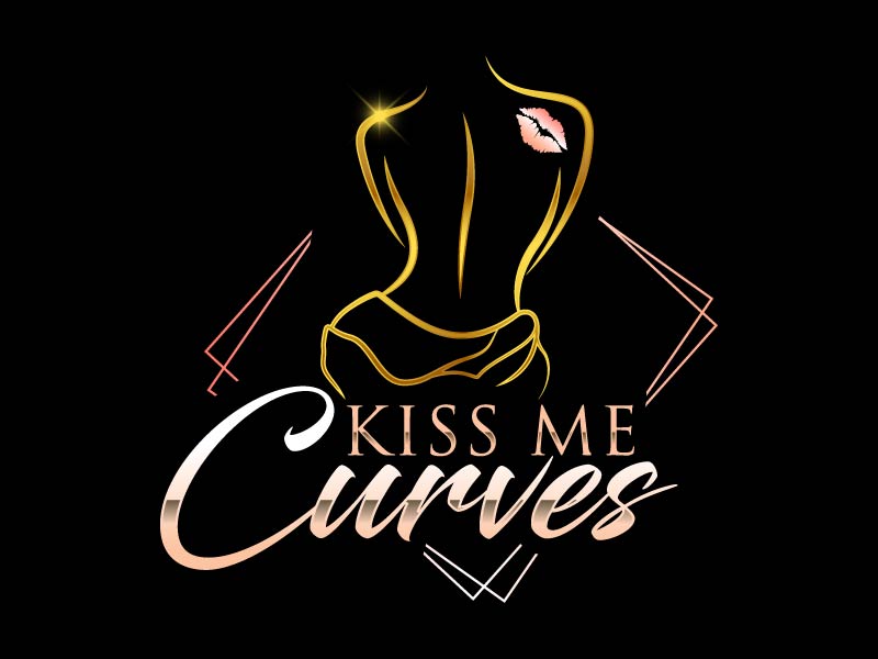 Kiss Me Curves logo design by dasigns
