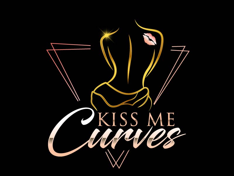 Kiss Me Curves logo design by dasigns
