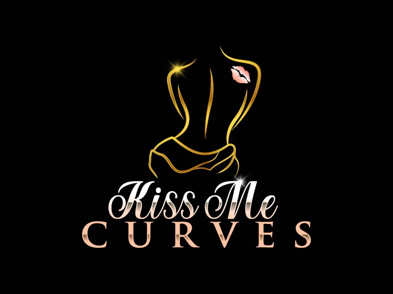 Kiss Me Curves logo design by dasigns