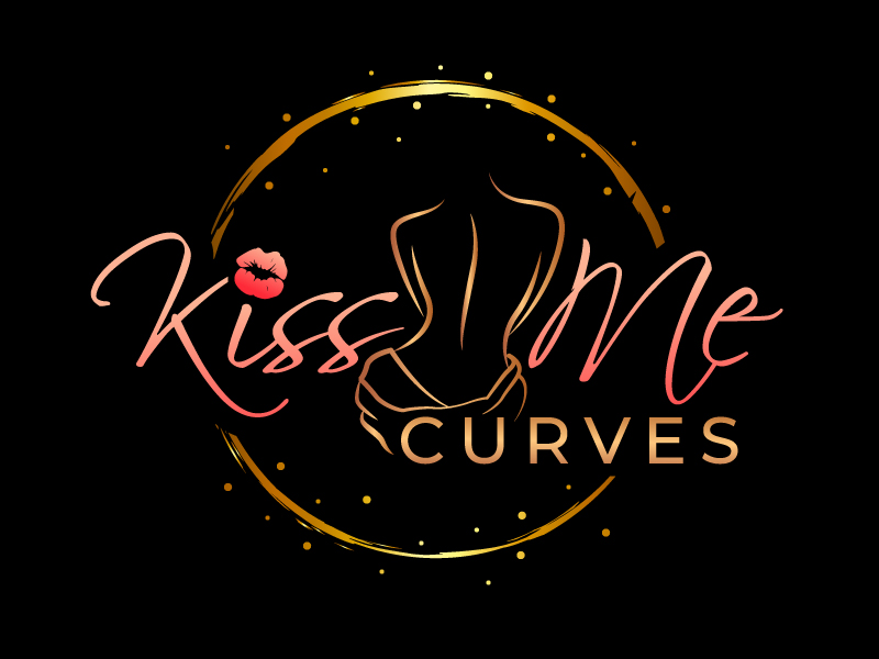 Kiss Me Curves logo design by Bhaskar Shil