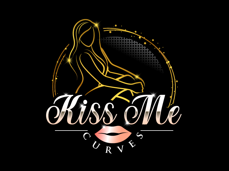 Kiss Me Curves logo design by dasigns