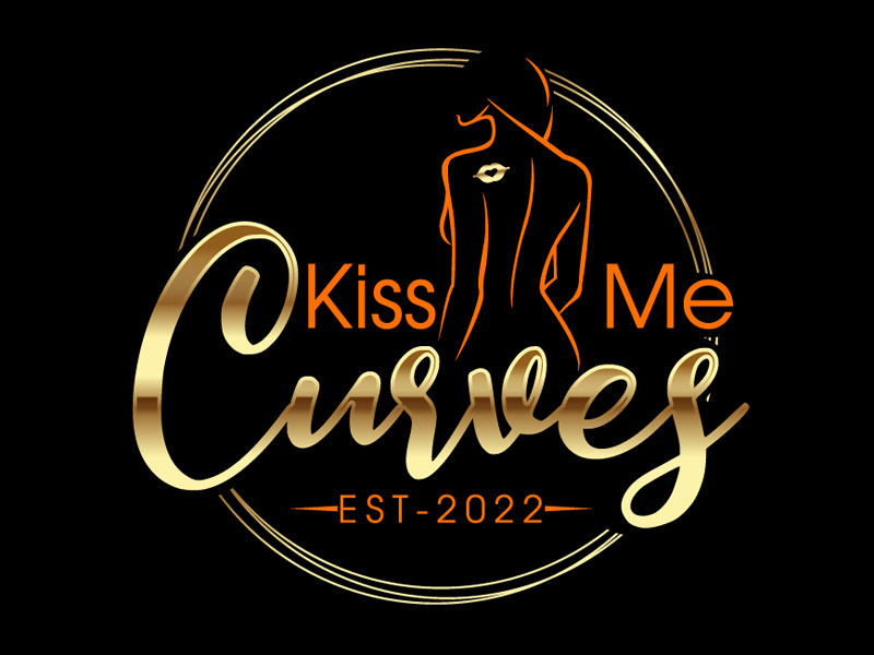 Kiss Me Curves logo design by DreamLogoDesign