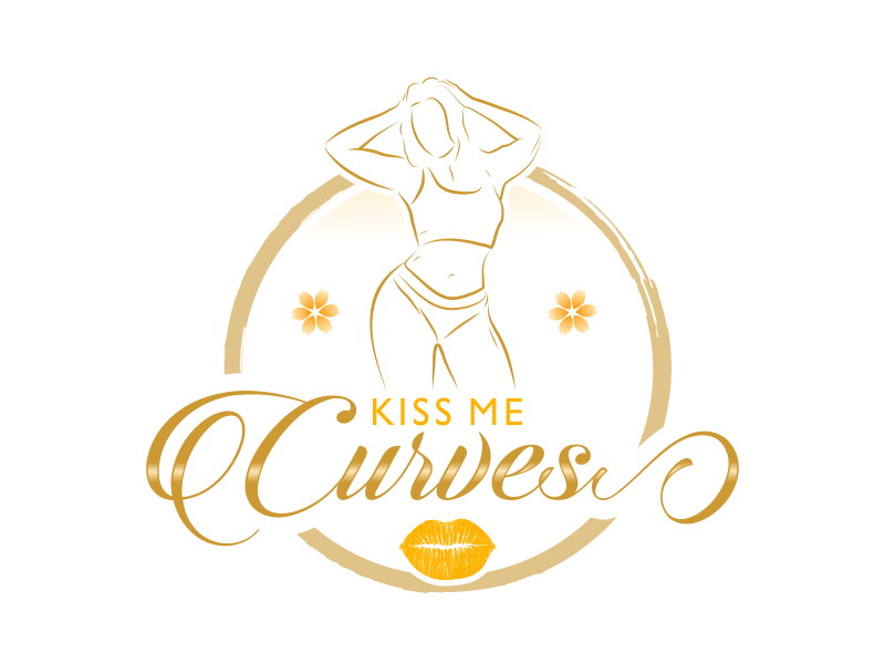 Kiss Me Curves logo design by AnandArts