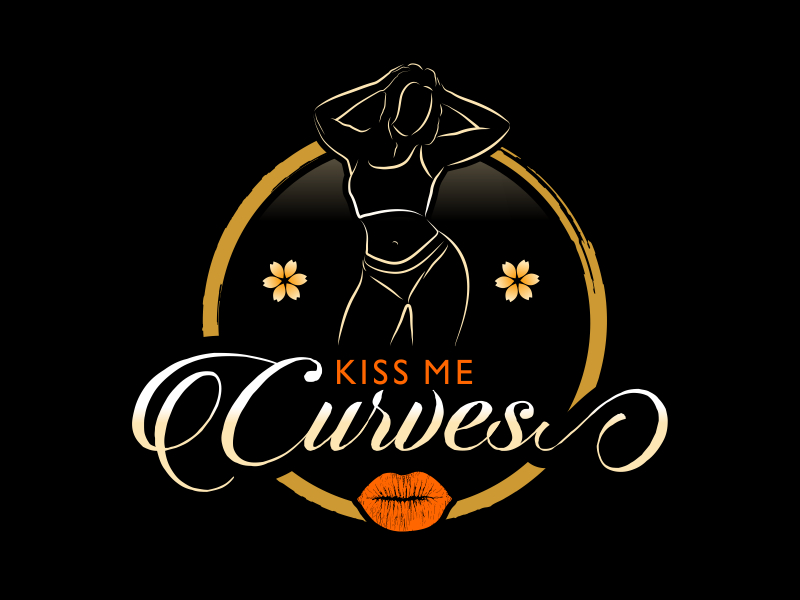 Kiss Me Curves logo design by AnandArts