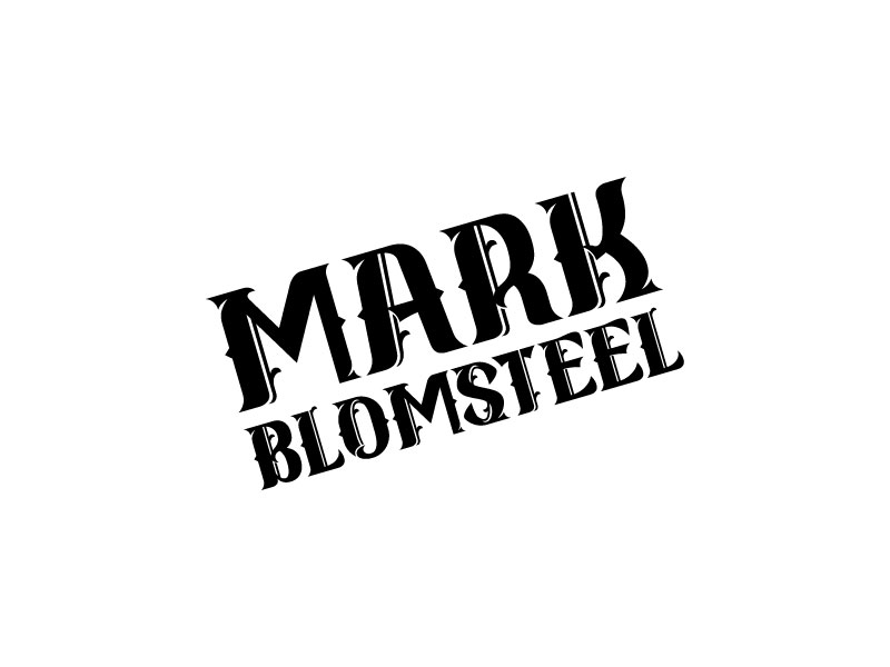 Mark Blomsteel logo design by aryamaity