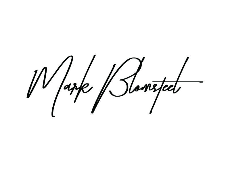 Mark Blomsteel logo design by christabel
