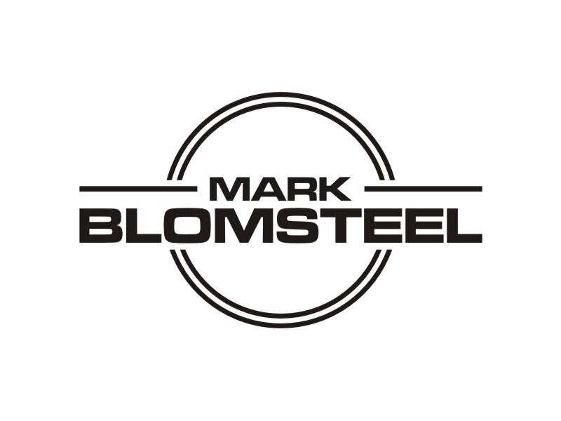 Mark Blomsteel logo design by rief