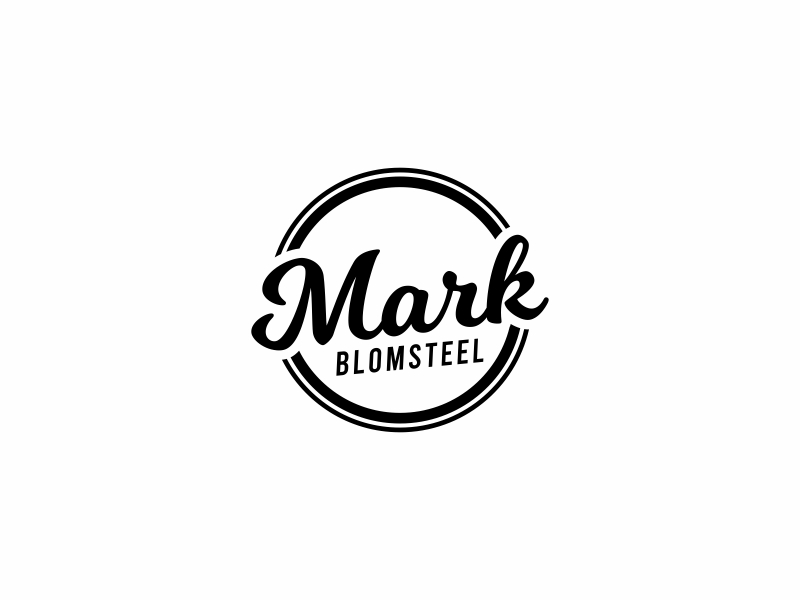 Mark Blomsteel logo design by glasslogo