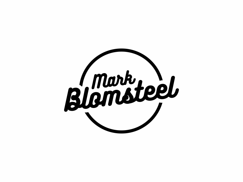 Mark Blomsteel logo design by glasslogo