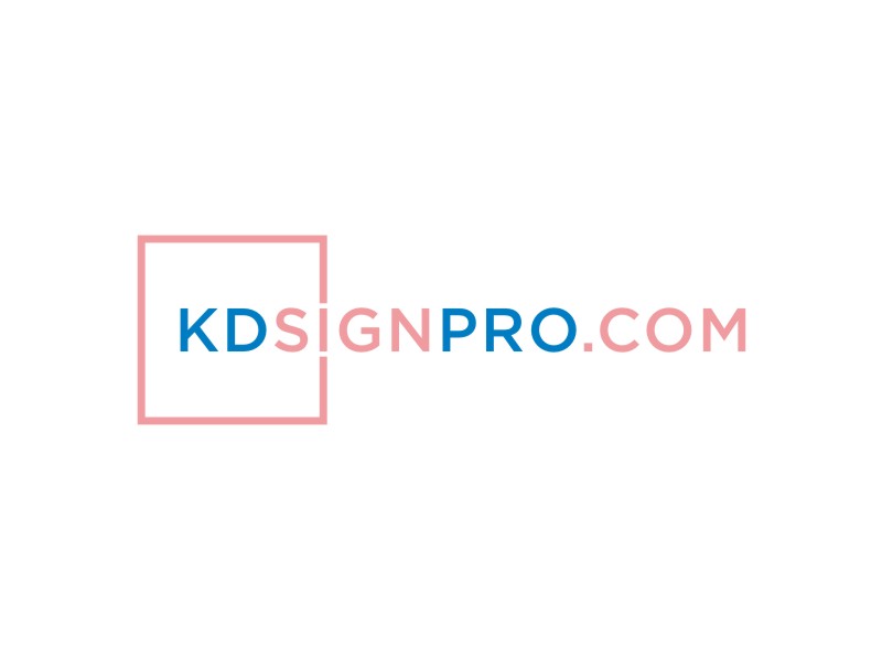 KDSIGNPRO.com logo design by Artomoro