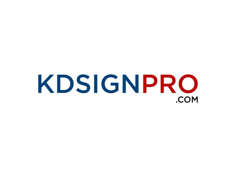 KDSIGNPRO.com logo design by Franky.