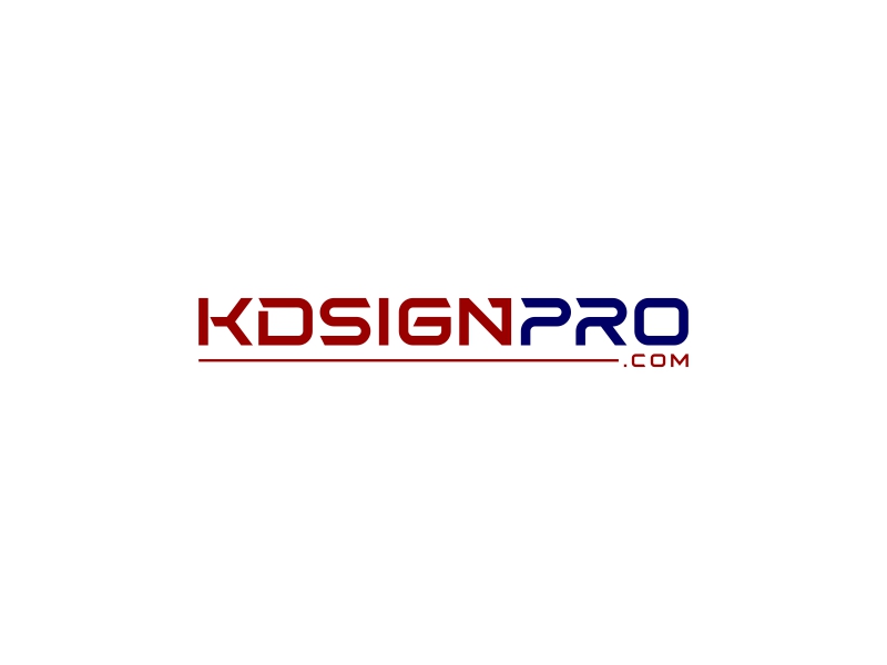 KDSIGNPRO.com logo design by ubai popi