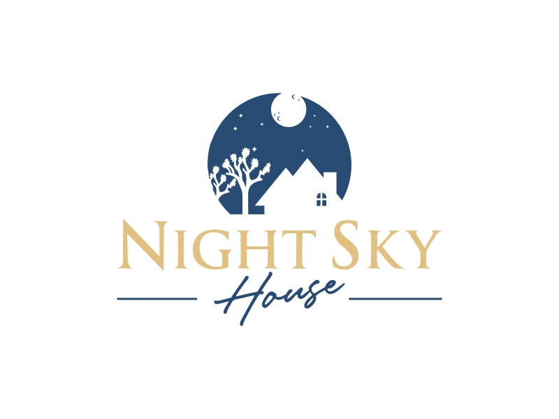 Night Sky House logo design by yoppunx