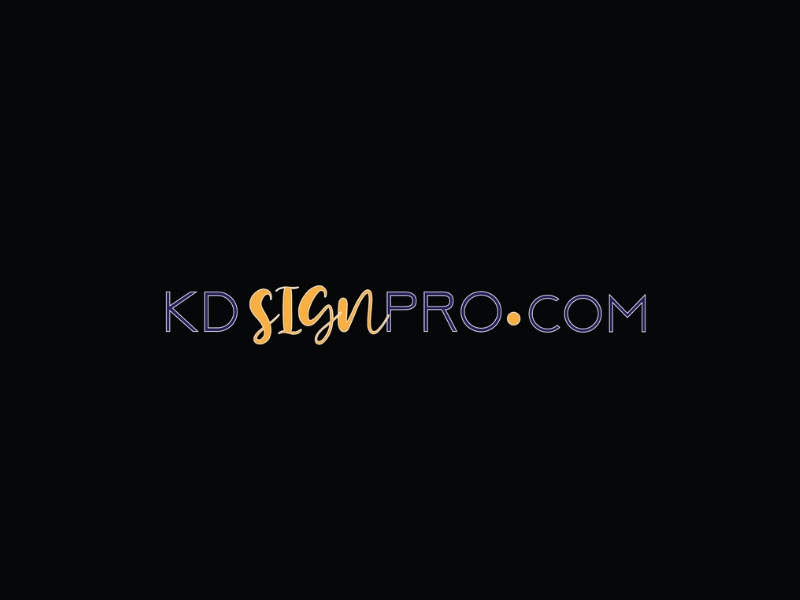 KDSIGNPRO.com logo design by Afshan