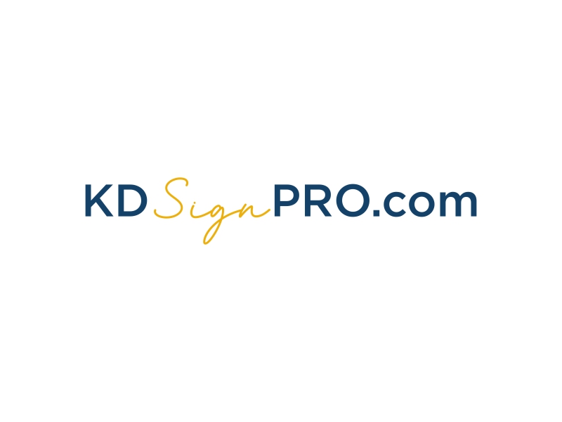 KDSIGNPRO.com logo design by DuckOn