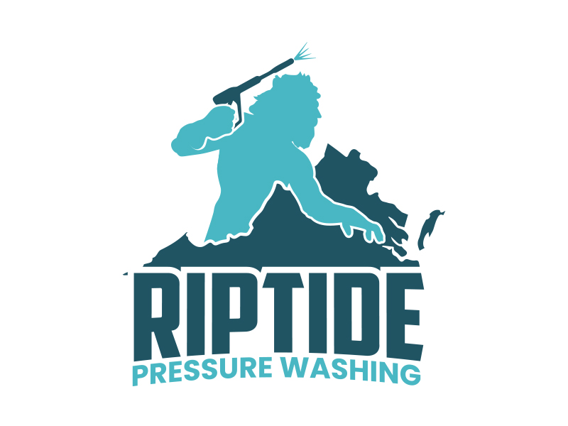 Riptide Pressure Washing logo design by MarkindDesign