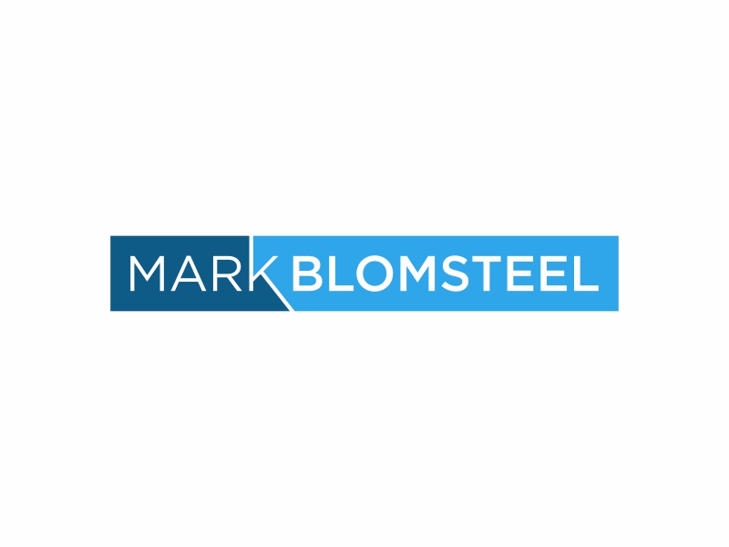 Mark Blomsteel logo design by EkoBooM